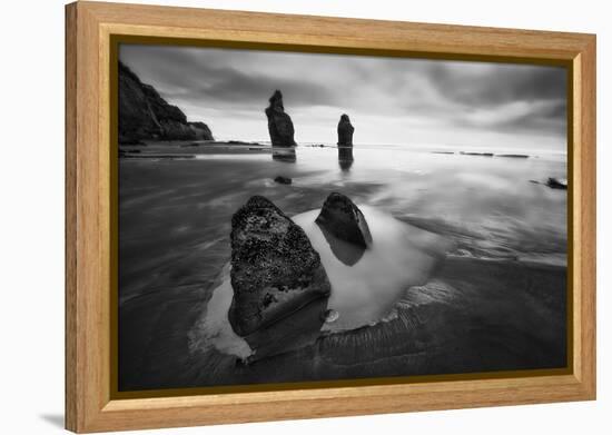 Three Sisters Beach-Yan Zhang-Framed Premier Image Canvas