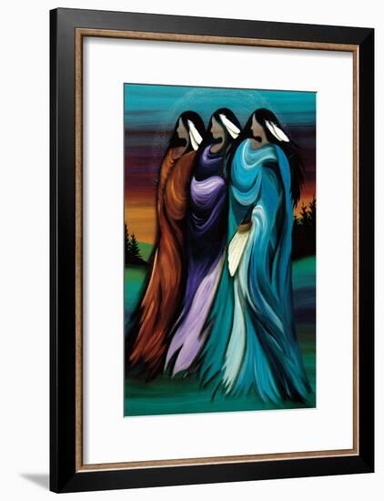 Three Sisters-Betty Albert-Framed Art Print