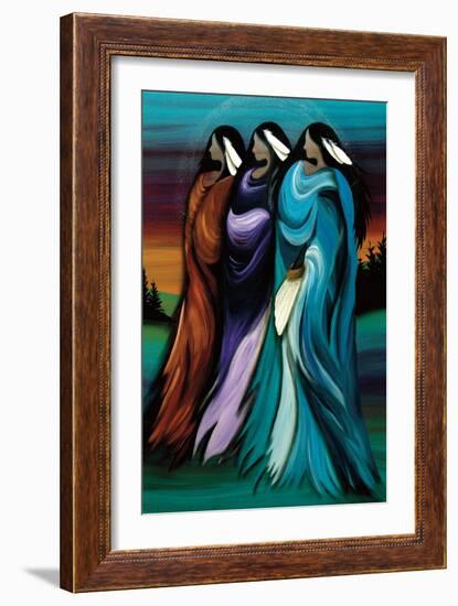 Three Sisters-Betty Albert-Framed Art Print