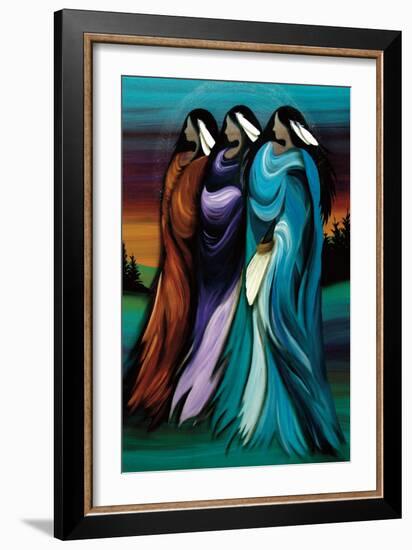 Three Sisters-Betty Albert-Framed Art Print