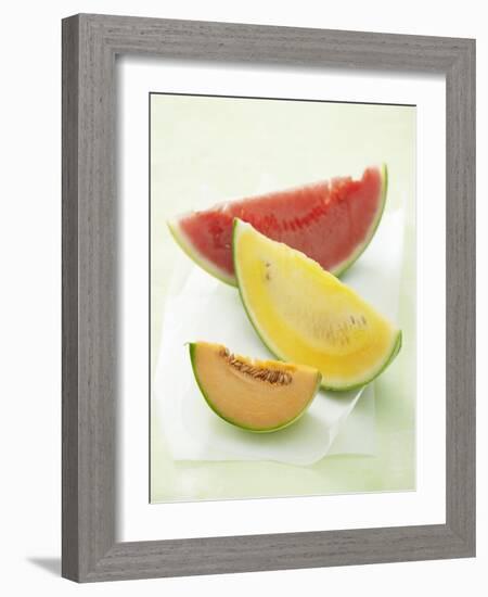 Three Slices of Melon-Oliver Brachat-Framed Photographic Print