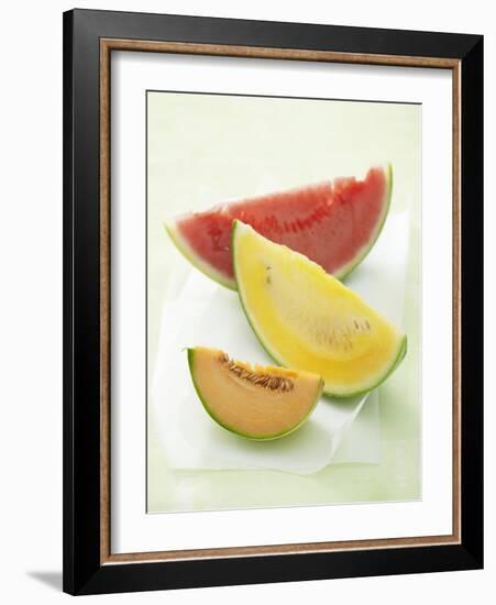 Three Slices of Melon-Oliver Brachat-Framed Photographic Print