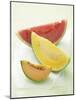 Three Slices of Melon-Oliver Brachat-Mounted Photographic Print