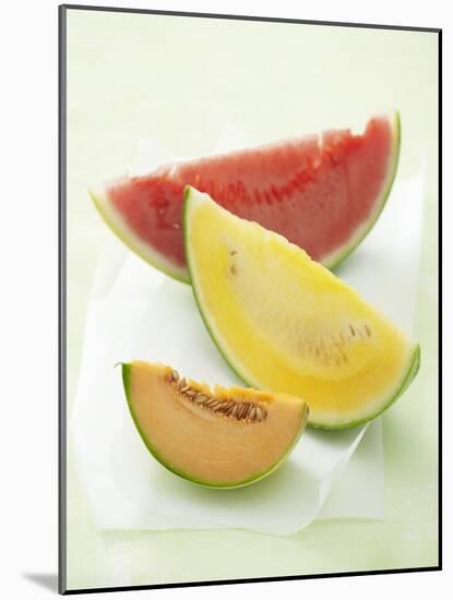 Three Slices of Melon-Oliver Brachat-Mounted Photographic Print