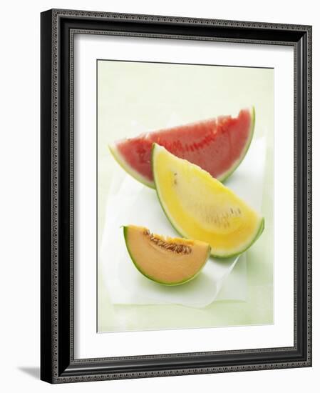 Three Slices of Melon-Oliver Brachat-Framed Photographic Print