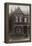 Three Small Boys Outside the Front Door of a House-null-Framed Premier Image Canvas