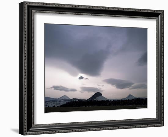 Three Small Peaks Near Painted Hills, Central Oregon, United States of America, North America-Aaron McCoy-Framed Photographic Print