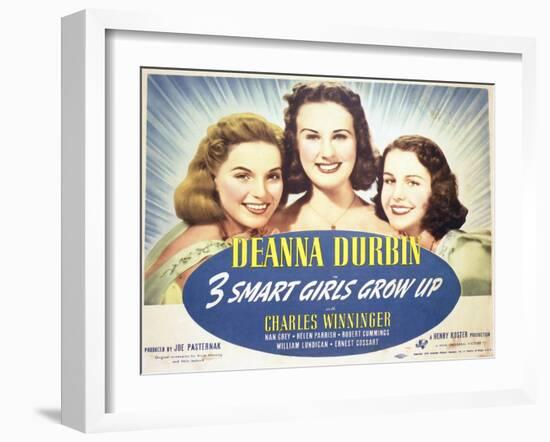 Three Smart Girls Grow Up - Lobby Card Reproduction-null-Framed Photo