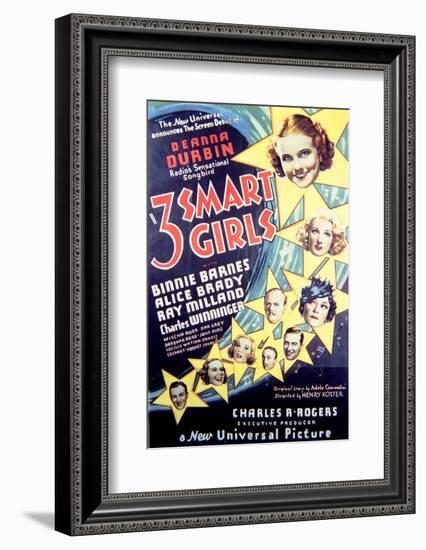 Three Smart Girls - Movie Poster Reproduction-null-Framed Photo