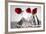 Three Stawberries FreshSplash-Steve Gadomski-Framed Photographic Print