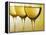 Three Stemmed Gasses of White Wine-Steve Lupton-Framed Premier Image Canvas