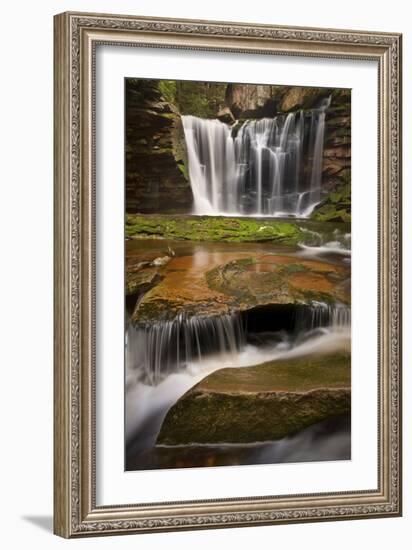 Three-Step Cascade-Michael Blanchette-Framed Photographic Print