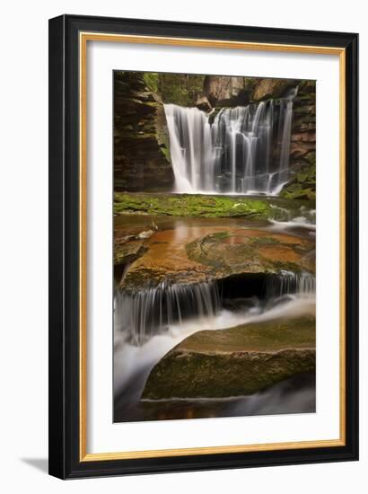 Three-Step Cascade-Michael Blanchette-Framed Photographic Print