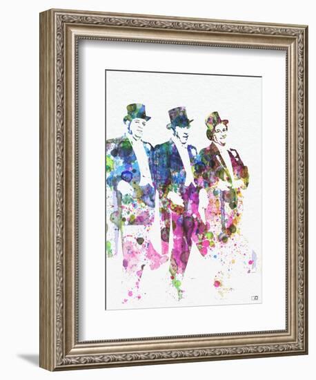 Three Stooges-NaxArt-Framed Art Print