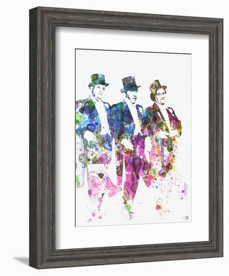 Three Stooges-NaxArt-Framed Art Print