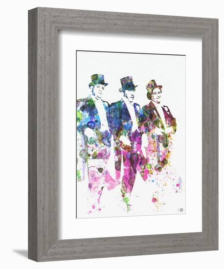 Three Stooges-NaxArt-Framed Art Print