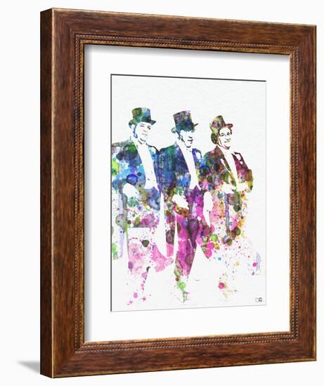 Three Stooges-NaxArt-Framed Art Print