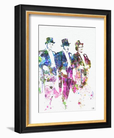 Three Stooges-NaxArt-Framed Art Print