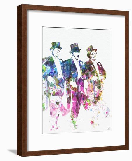 Three Stooges-NaxArt-Framed Art Print