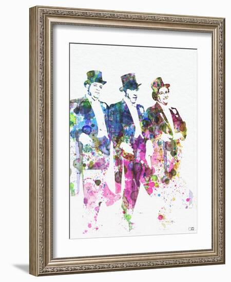 Three Stooges-NaxArt-Framed Art Print