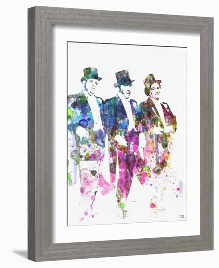 Three Stooges-NaxArt-Framed Art Print