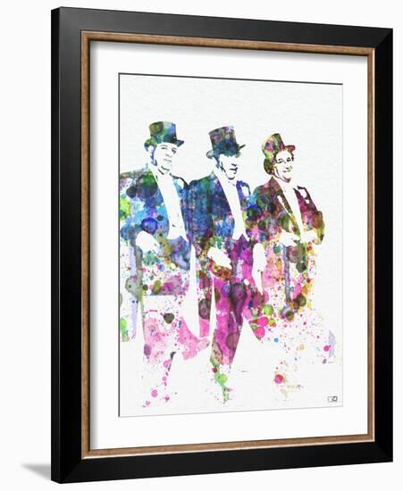 Three Stooges-NaxArt-Framed Art Print