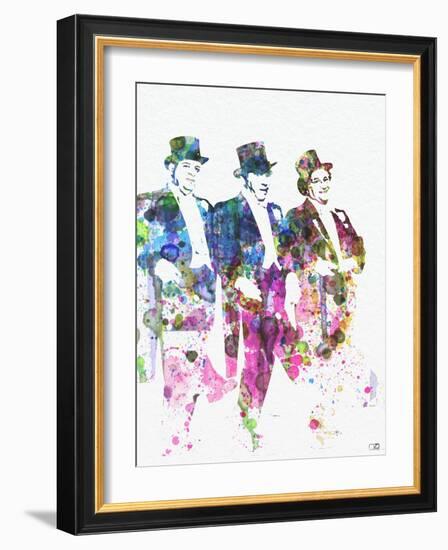 Three Stooges-NaxArt-Framed Art Print