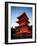 Three-Story Pagoda of Kiyomizu Temple (Kiyomizudera), Kyoto, Japan,-null-Framed Photographic Print