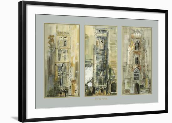 Three Suffolk Towers-John Piper-Framed Giclee Print