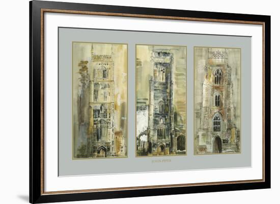 Three Suffolk Towers-John Piper-Framed Giclee Print