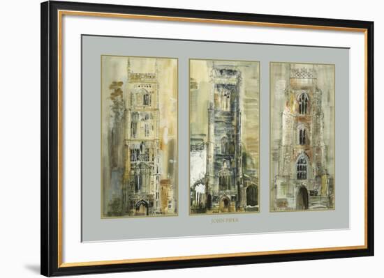 Three Suffolk Towers-John Piper-Framed Giclee Print