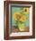 Three Sunflowers in a Vase, 1888-Vincent Van Gogh-Framed Art Print