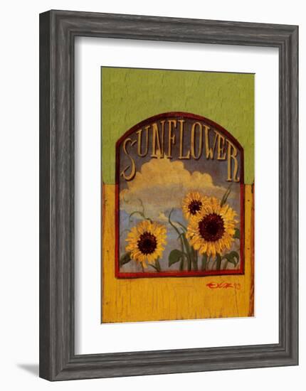 Three Sunflowers-Thomas LaDuke-Framed Art Print