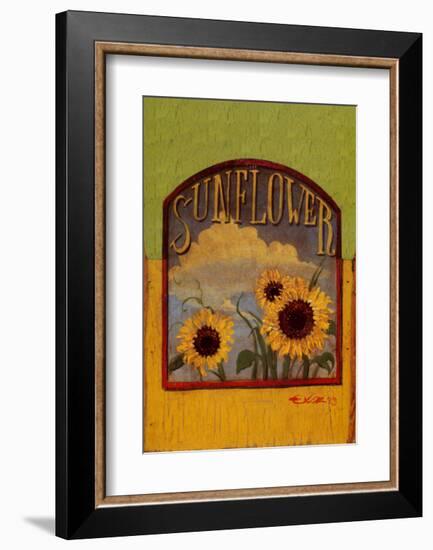 Three Sunflowers-Thomas LaDuke-Framed Art Print