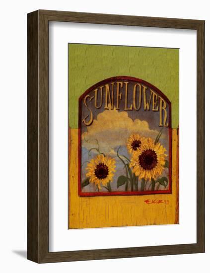 Three Sunflowers-Thomas LaDuke-Framed Art Print