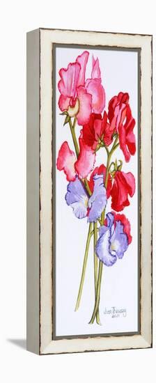 Three Sweet Peas 2011-Joan Thewsey-Framed Premier Image Canvas