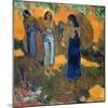 Three Tahitian Women Against a Yellow Background-Paul Gauguin-Mounted Art Print