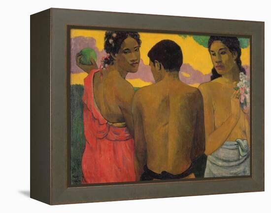 Three Tahitians, 1899-Paul Gauguin-Framed Premier Image Canvas