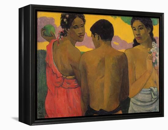 Three Tahitians, 1899-Paul Gauguin-Framed Premier Image Canvas