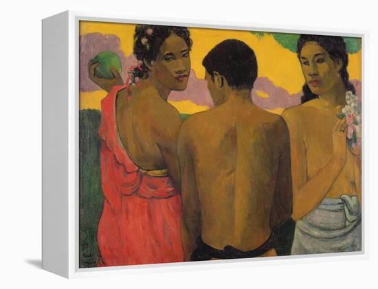 Three Tahitians, 1899-Paul Gauguin-Framed Premier Image Canvas