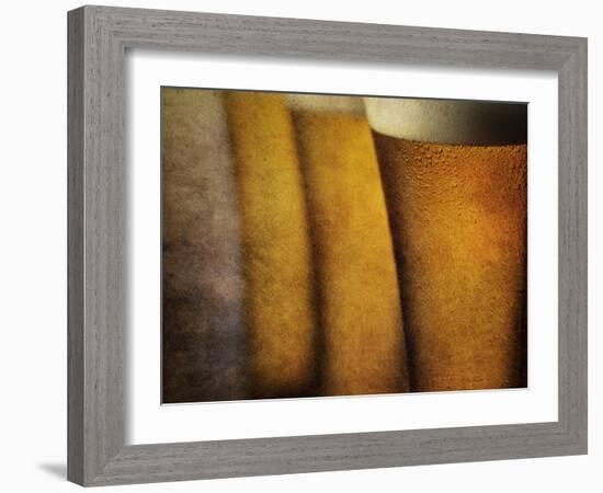 Three Tall Beers-Steve Lupton-Framed Photographic Print