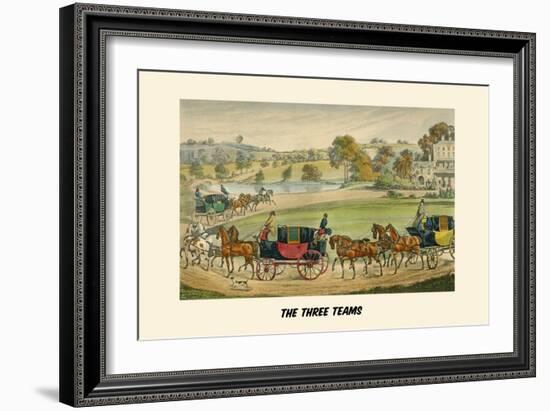 Three Teams-Henry Thomas Alken-Framed Art Print