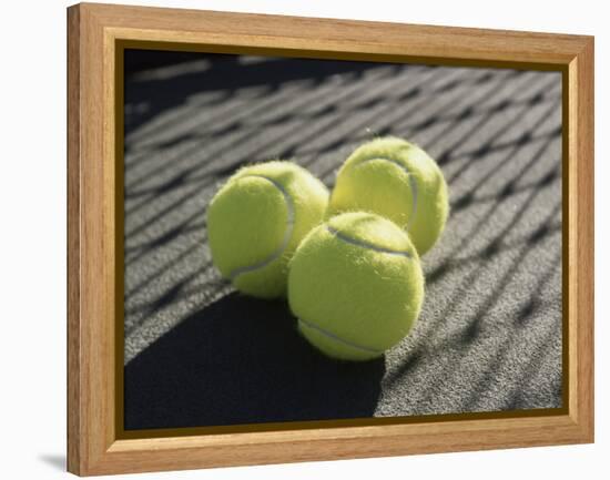 Three Tennis Balls-null-Framed Premier Image Canvas