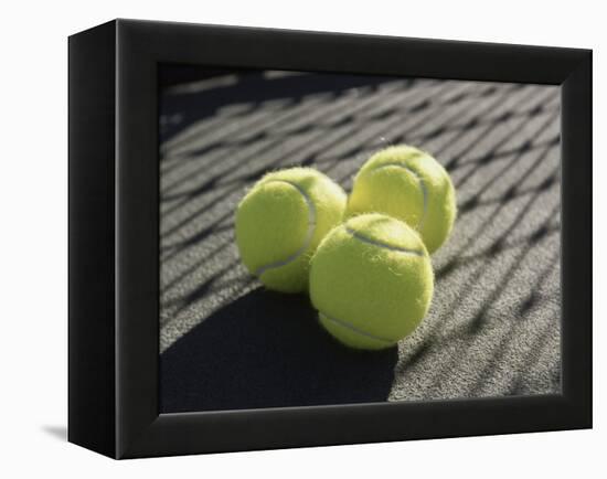 Three Tennis Balls-null-Framed Premier Image Canvas