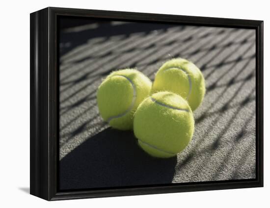 Three Tennis Balls-null-Framed Premier Image Canvas