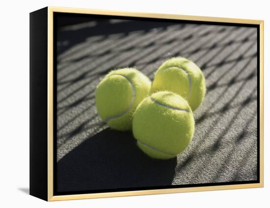 Three Tennis Balls-null-Framed Premier Image Canvas