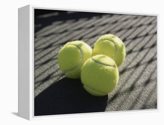 Three Tennis Balls-null-Framed Premier Image Canvas