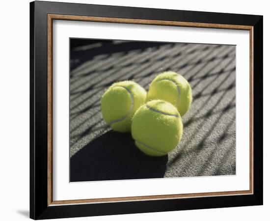 Three Tennis Balls-null-Framed Photographic Print