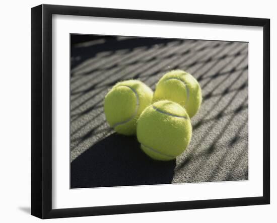 Three Tennis Balls-null-Framed Photographic Print