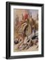"Three Times He Came on in Fury - Three Times He Turned Back in Dread"-Arthur C. Michael-Framed Giclee Print